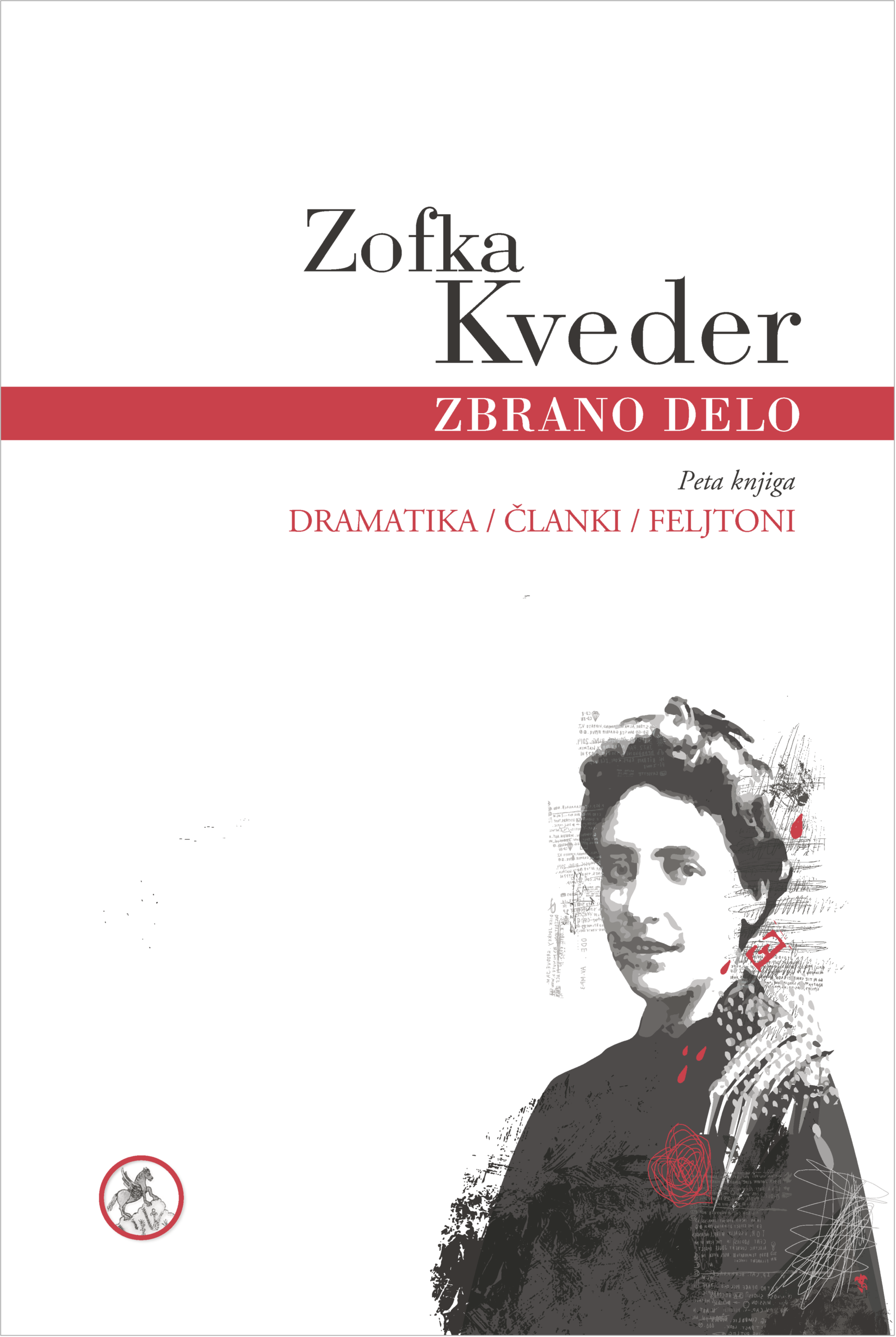 naslovnica pete knjige zbranih del Zofke Kveder. dramska in publicistična dela Zofke Kveder