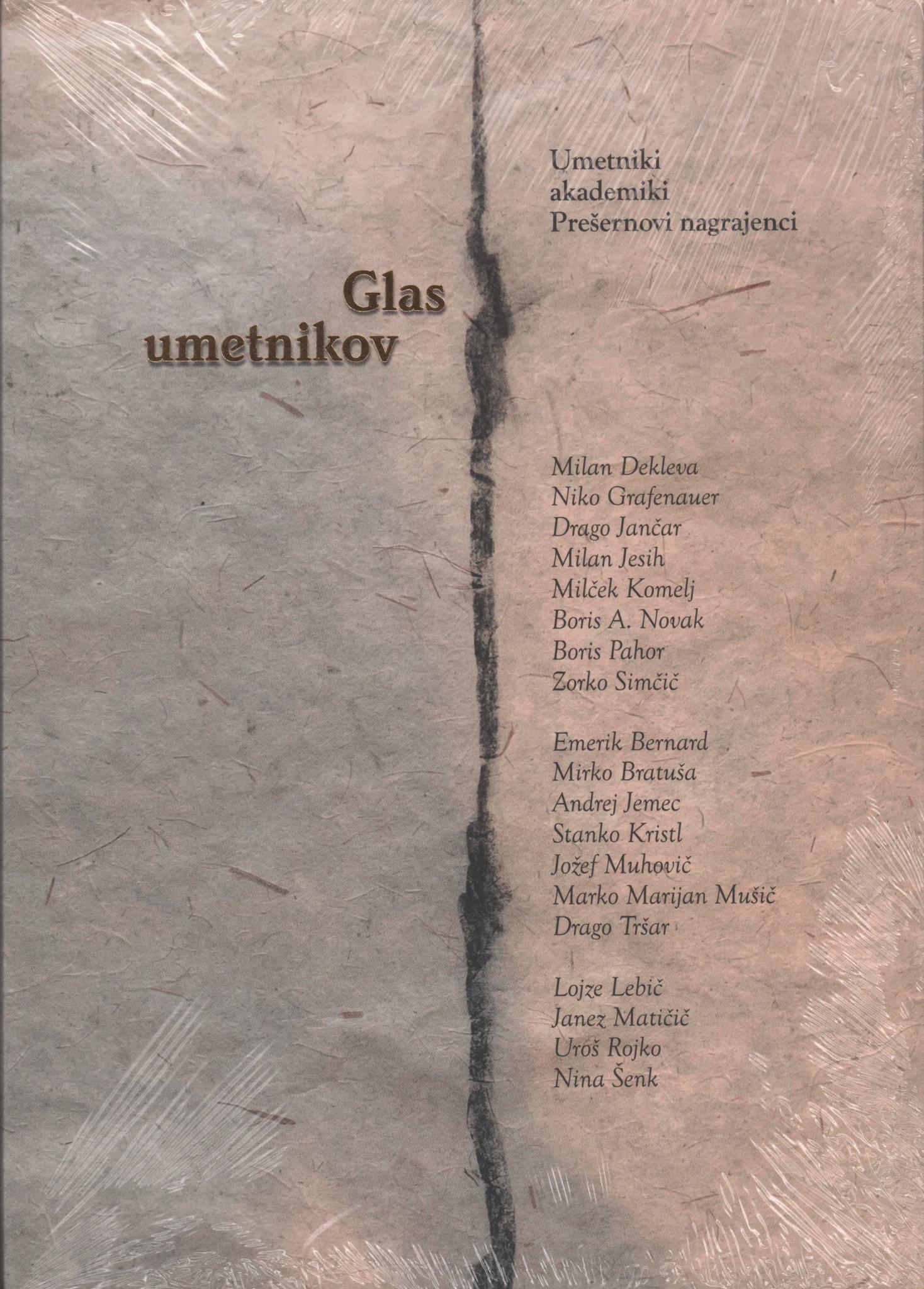 Glas umetnikov: umetniki, akademiki, Prešernovi nagrajenci
