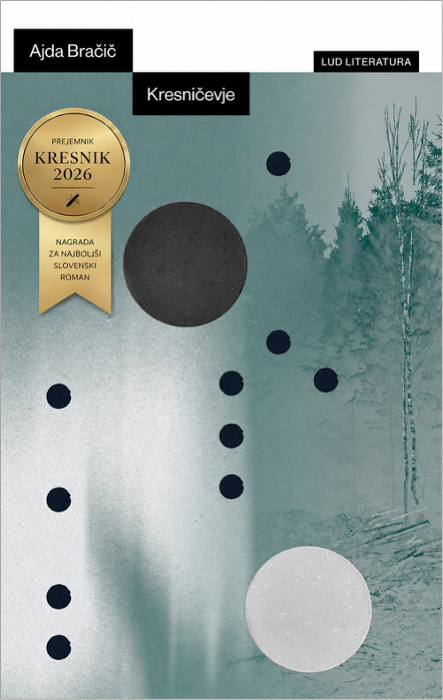 naslovnica romana Kresničevje Ajde Bračič. literarni roman z elementi magičnega realizma. Nagrada Kresnik 2026 z anajboljši slovenski roman leta.