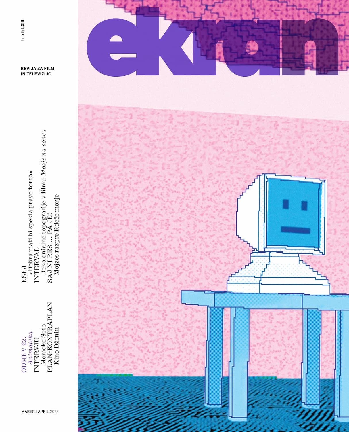 Naslovnica revije Ekran - maec/april 2026