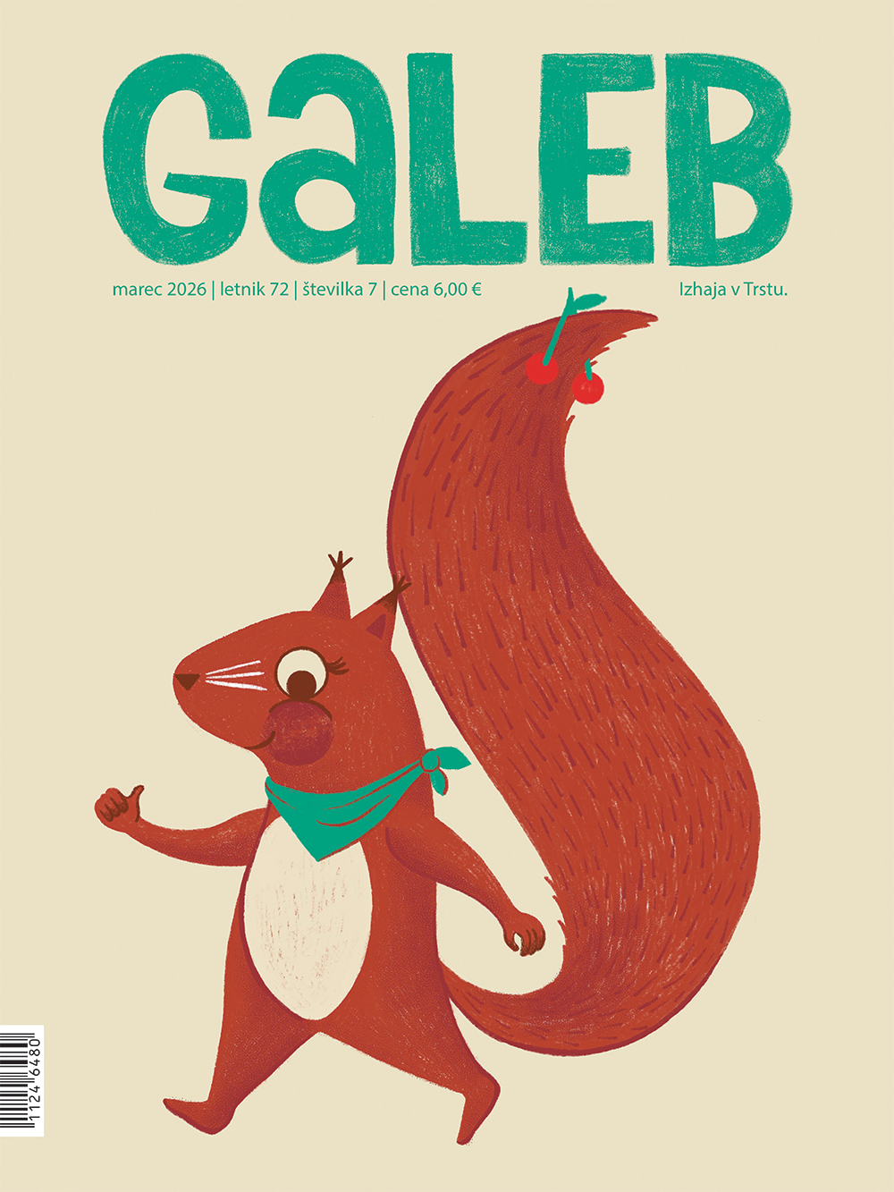 Naslovnica revije Galeb marec 2026