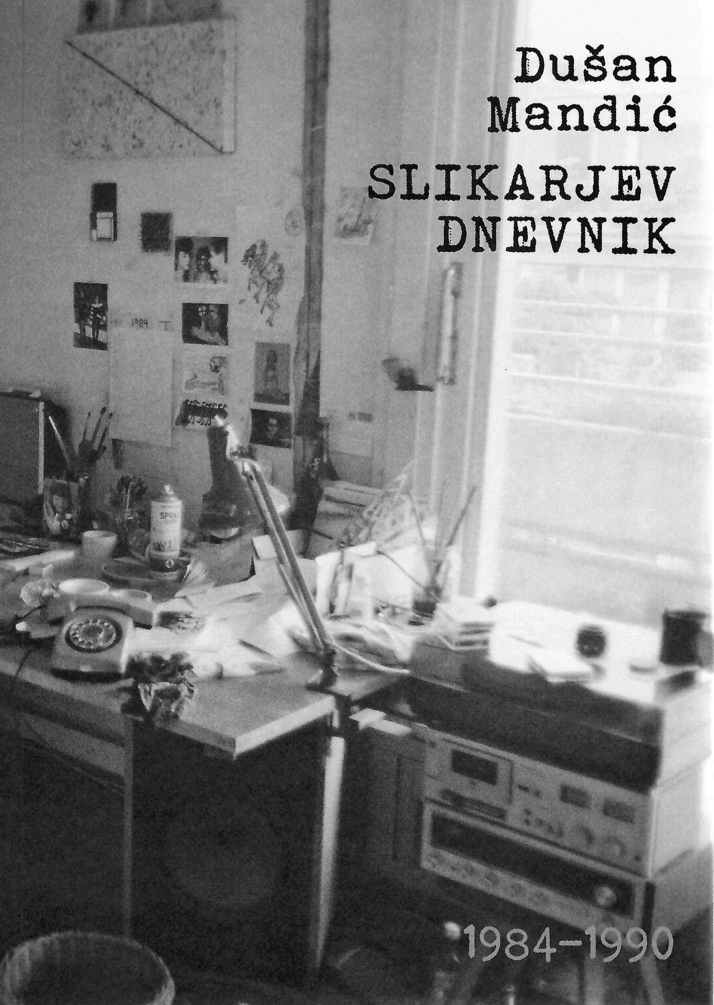 Naslovnica knjige Slikarjev dnevnik - umetniški dnevniški zapisi o ustvarjanju slik.