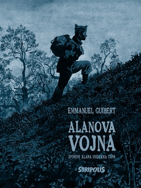 Naslovnica knjige Alanova vojna Emmanuela Guiberta. grafični roman o drugi svetovni vojni