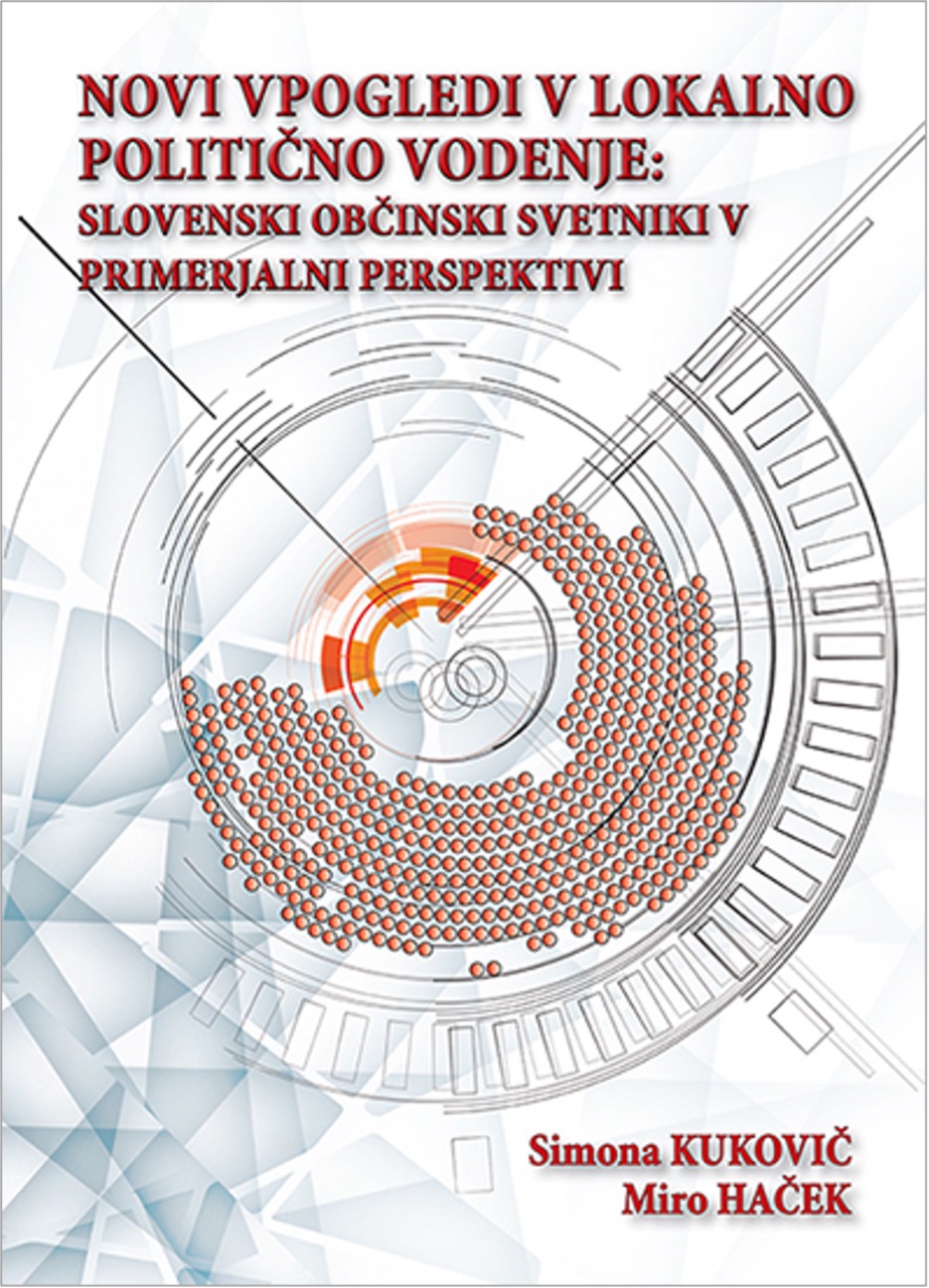 naslovnica knjige o občinskih svetnikih v Sloveniji. knjiga o lokalni politiki in samoupravi