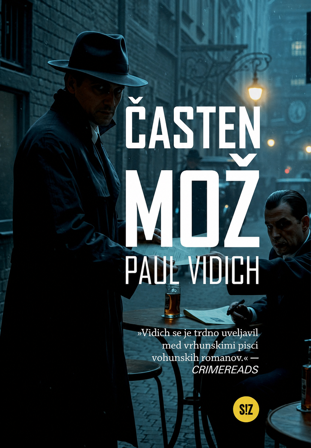 naslovnica romana Časten mož. vohunski roman Paula Vidicha. triler iz časa hladne vojne