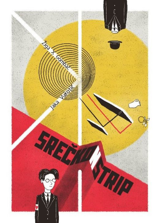 naslovnica stripa Srečkonstrip. strip o Srečku Kosovelu