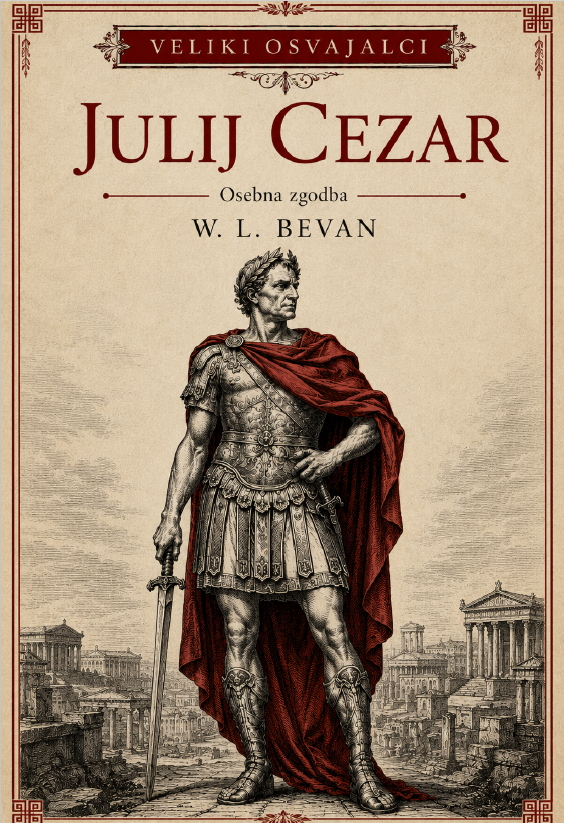 naslovnica knjige Veliki osvajalci: Julij Cezar. zgodovinska biografija Julija Cezarja