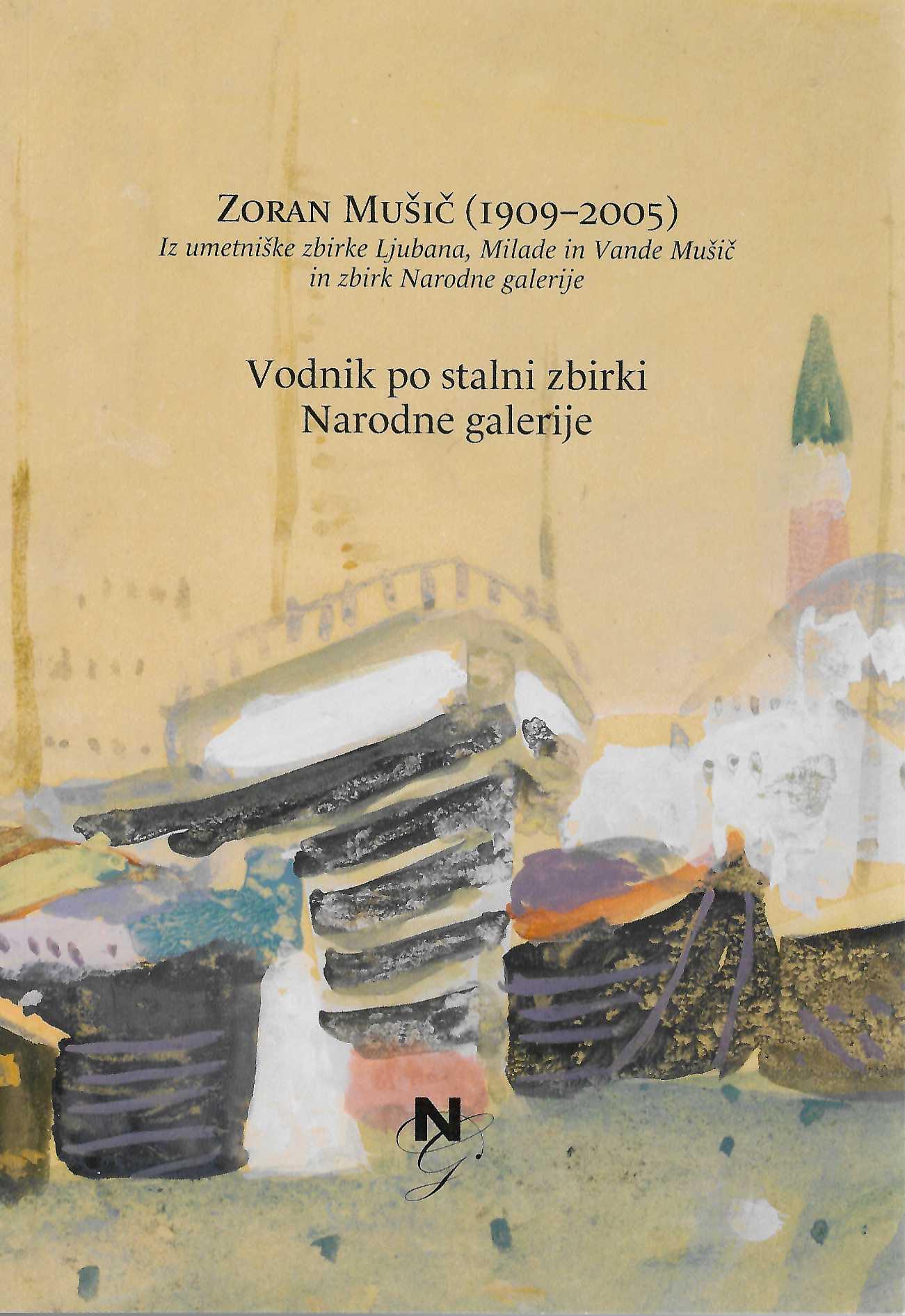 naslovnica vodnika po stalni zbirki Zorana Mušiča v Narodni galeriji