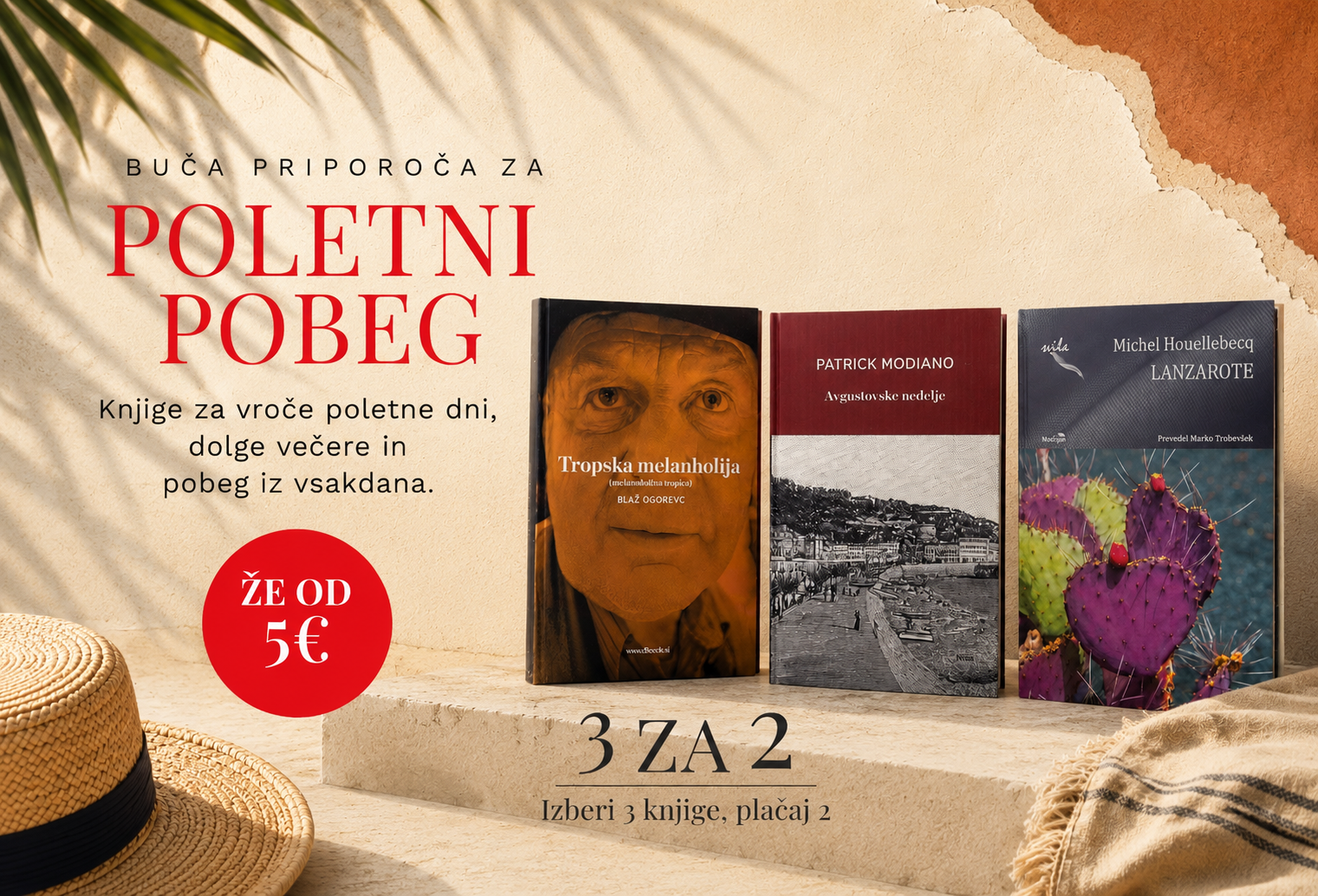 Poletni pobeg slajd mobile - Spletna knjigarna Buča