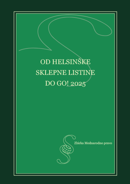 Naslovnica knjige Od Helsinške sklepne listine do GO! 2025. monografija o slovensko-italijanskih odnosih in evropski diplomaciji