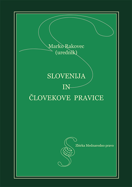 Naslovnica knjige Slovenija in človekove pravice