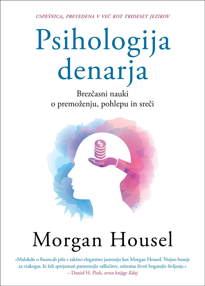 naslovnica knjige Psihologija denarja Morgana Housla