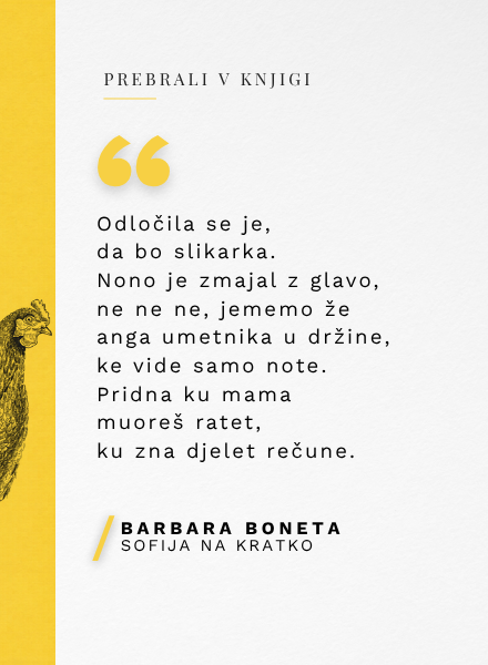Sofija banner spodaj - Spletna knjigarna Buča