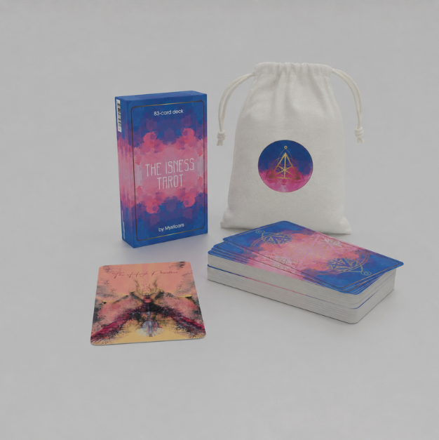 The Isness Tarot – Original Colour Edition, komplet 83 umetniških tarot kart Amadee H. Ris.