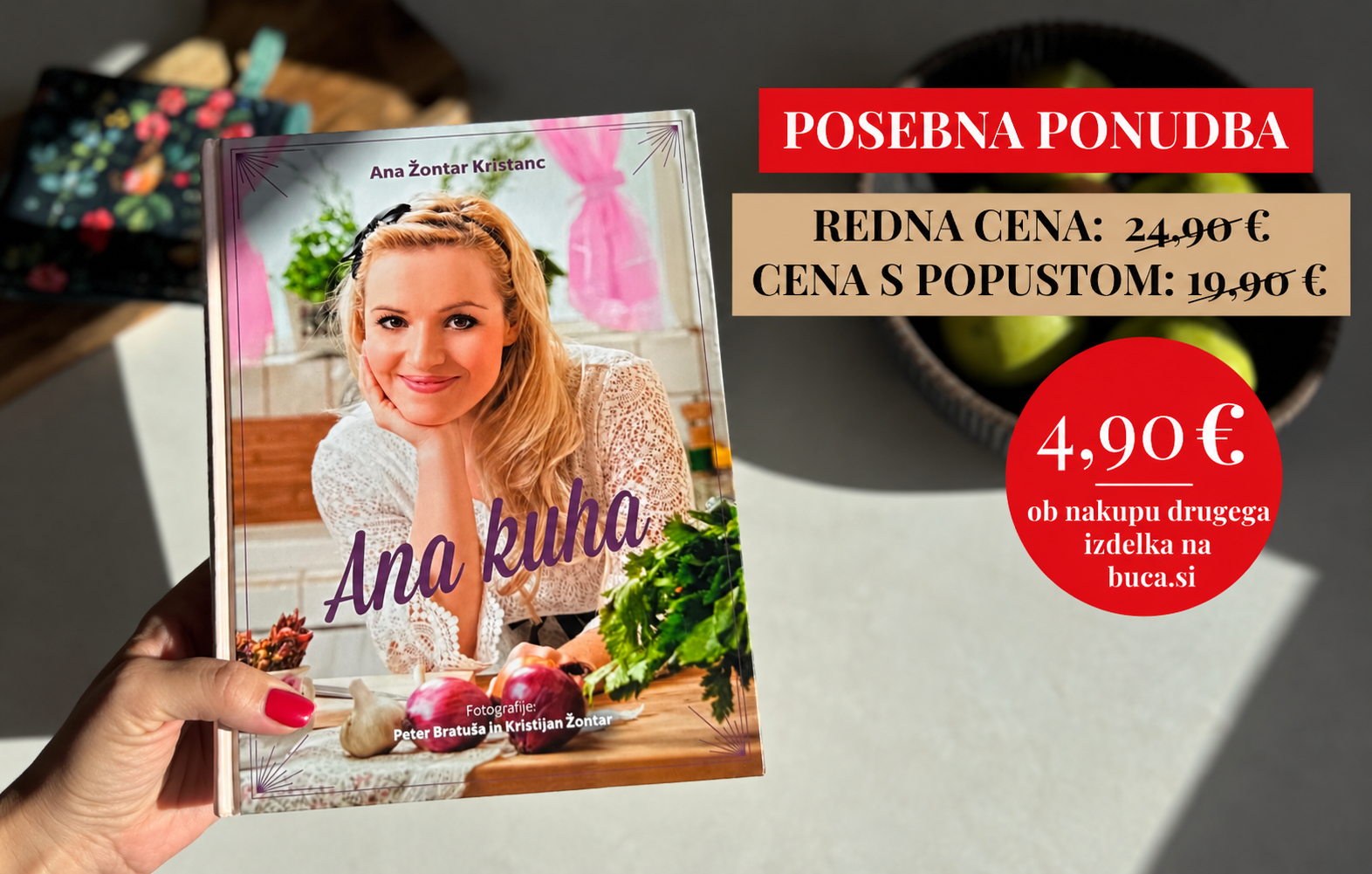 Ana kuha slajd desktop - Spletna knjigarna Buča