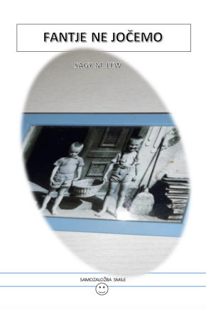 Naslovnica knjige Fantje ne jočemo Sagyja M. Lewa. mladinski roman o odraščanju na podeželju