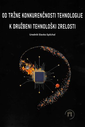 naslovnica znanstvene monografije o tehnologiji in družbi. knjiga o družbenih vidikih tehnološkega razvoja