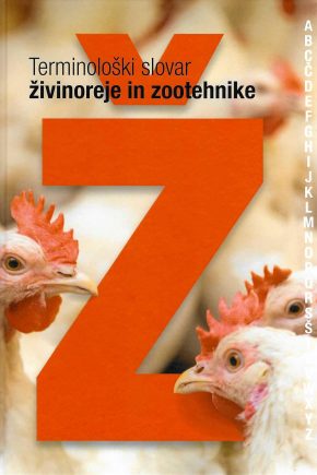 Naslovnica knjige Terminološki slovar živinoreje in zootehnike. strokovni slovar o živinoreji in zootehniki